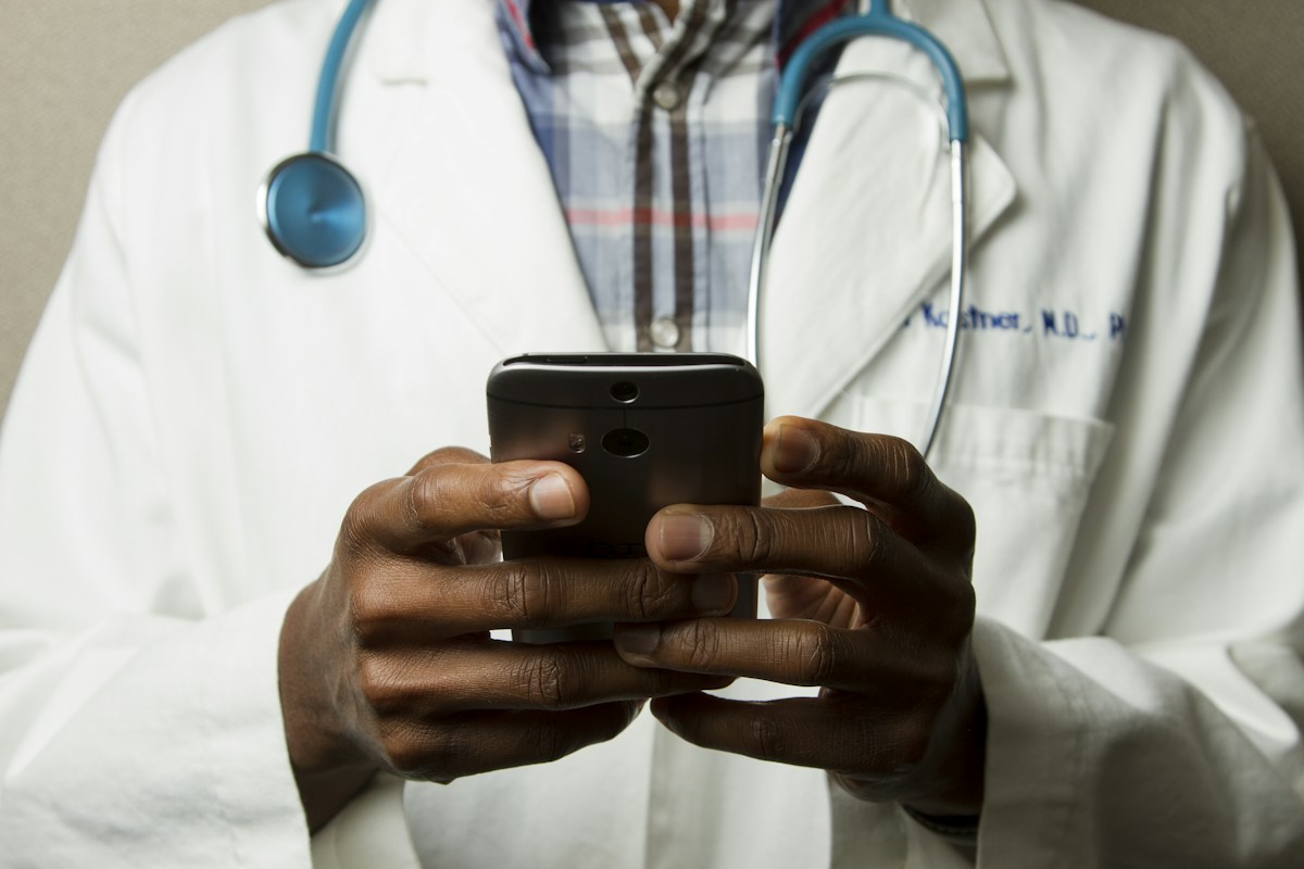 A healthcare consultation, illustrative photograph